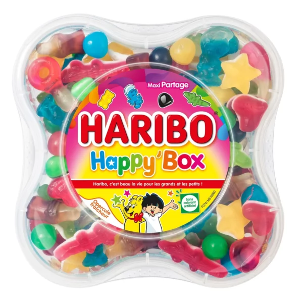 Bonbons Happy Box HARIBO la boite de 600g