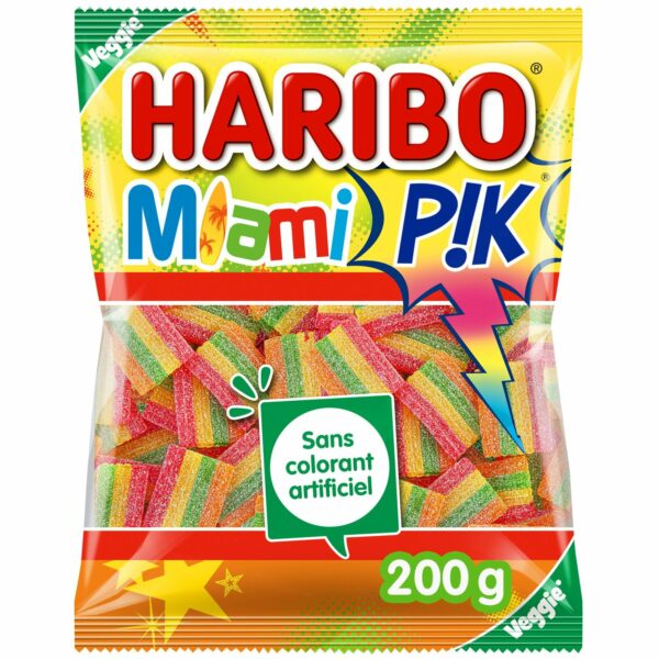 Bonbons Miami Pik HARIBO le paquet de 200g