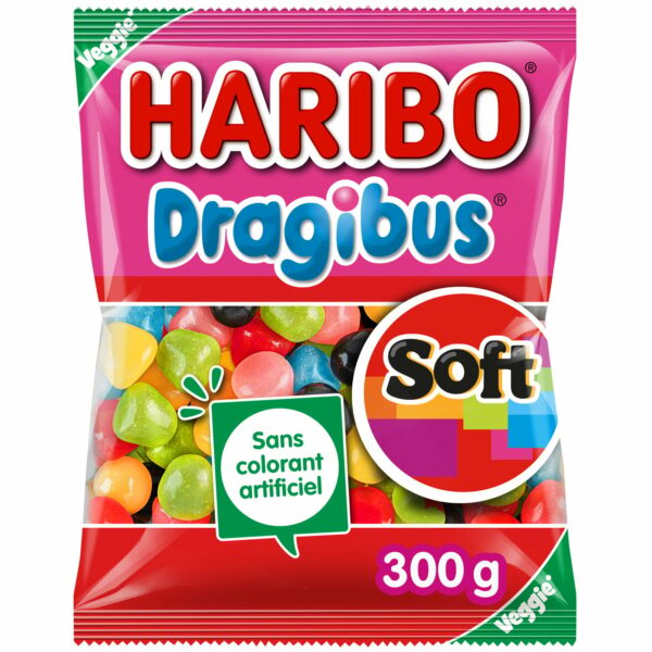 Bonbons Dragibus Soft HARIBO le paquet de 300g