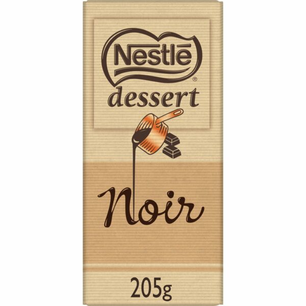 Tablette de Chocolat Noir NESTLE DESSERT la tablette de 205g