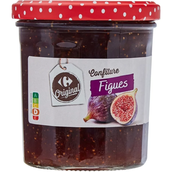 Confiture figue CARREFOUR ORIGINAL le pot de 370g
