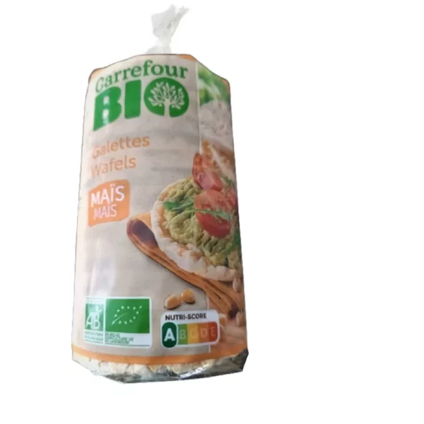 Galettes de maïs CARREFOUR BIO le paquet de 120g