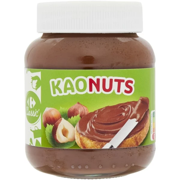 Pâte à Tartiner Noisettes CARREFOUR CLASSIC le pot de 400g