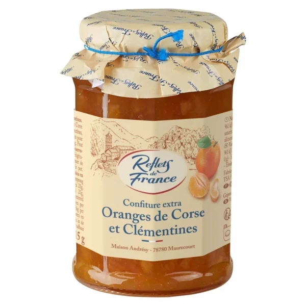 Confiture orange clémentine REFLETS DE FRANCE le pot de 315g