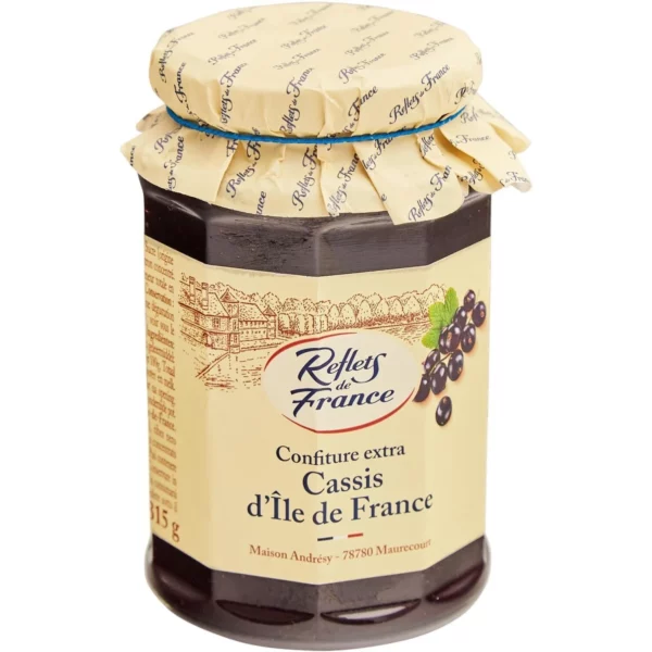 Confiture cassis REFLETS DE FRANCE le pot de 315g
