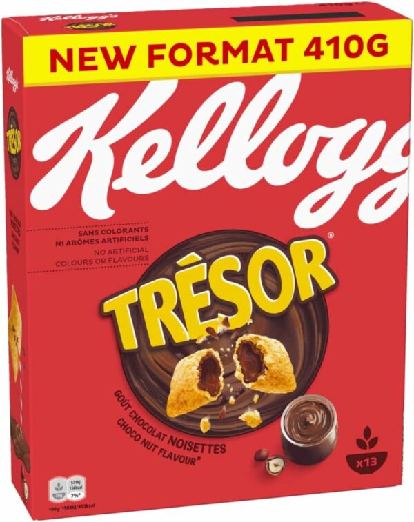 KELLOG S Céréales trésor kellogg s chocolat noisettes - 410g - Le paquet de 410g
